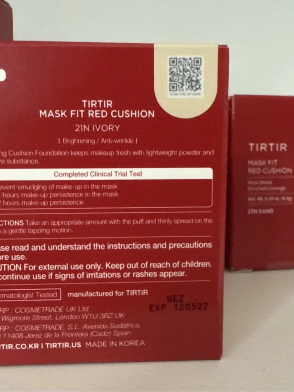 TIRTIR Mask Fit Red Cushion - 2IN Ivory Foundation
